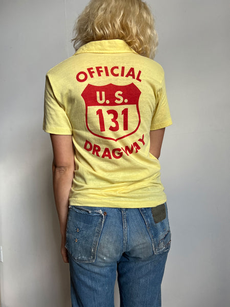 Vintage 1960's Official Drag Way T-Shirt