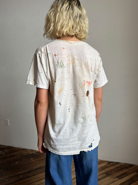 Vintage Paint Splattered T-Shirt