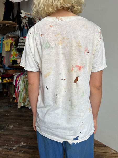 Vintage Paint Splattered T-Shirt