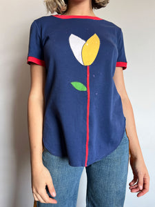 Vintage 1960's - 70's Tulip T-Shirt, Cotton