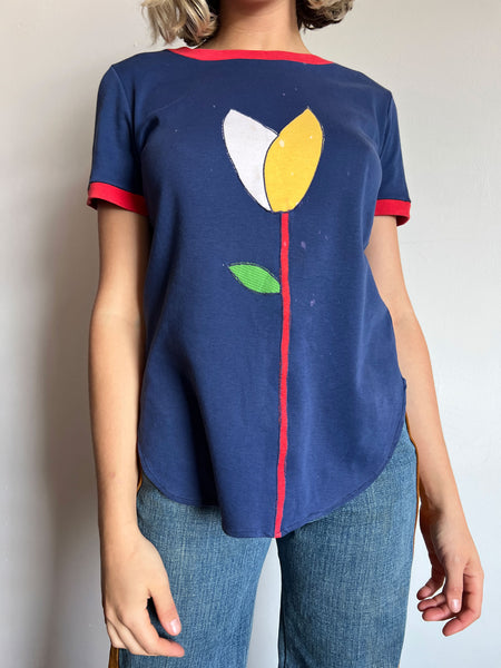 Vintage 1960's - 70's Tulip T-Shirt, Cotton