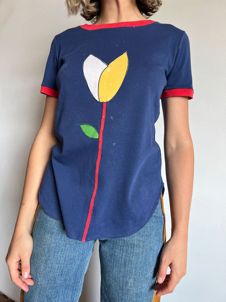 Vintage 1960's - 70's Tulip T-Shirt, Cotton