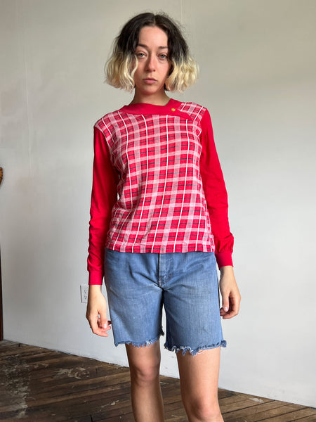 Vintage 1940's - 50's Women's Long Sleeve Shirt