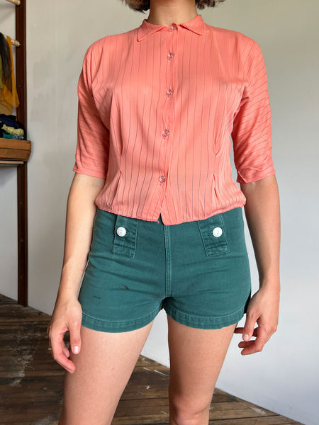 Vintage 1940's Women's Blouse