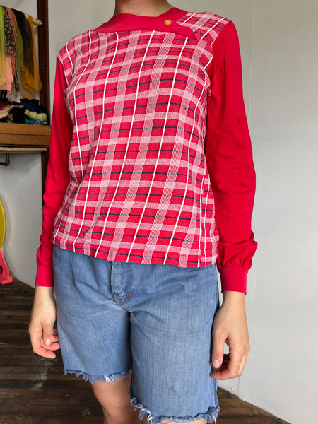 Vintage 1940's - 50's Women's Long Sleeve Shirt