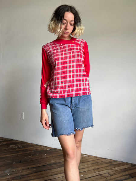 Vintage 1940's - 50's Women's Long Sleeve Shirt