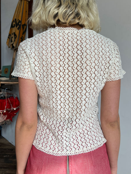 Vintage 1930's Lacey Blouse