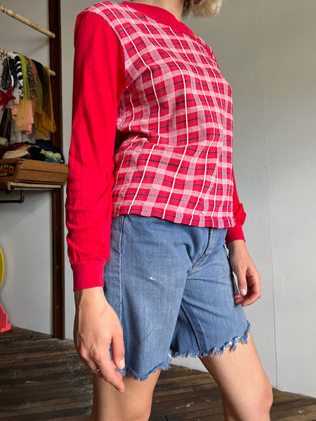 Vintage 1940's - 50's Women's Long Sleeve Shirt
