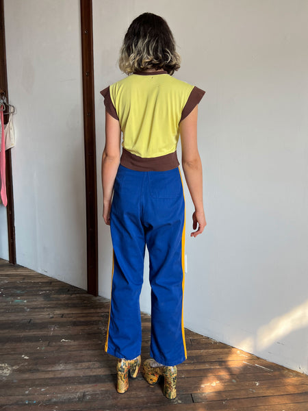Vintage 1940's Dayglow Rayon Jersey - Cotton Tee
