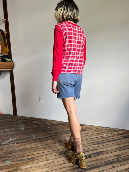 Vintage 1940's - 50's Women's Long Sleeve Shirt