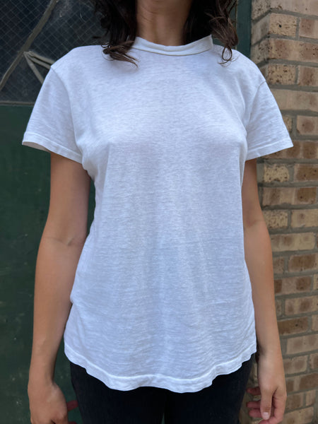Vintage 1950's- 60's Paper Thin White T-Shirt