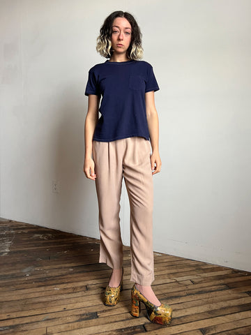 Vintage 1950's BVD Brand Cotton Pocket T-Shirt