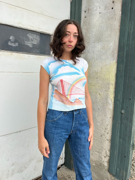 Vintage 1960's San Francisco Baby Doll Fit Tee