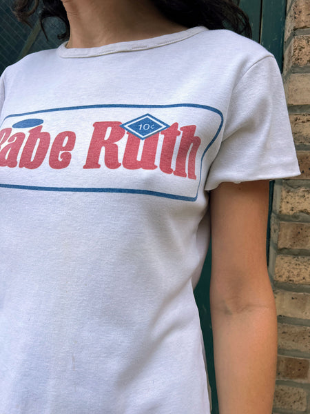 Vintage 1970's Babe Ruth Candy Bar T-Shirt