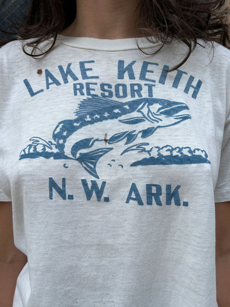 Vintage 1940's - 50's Arkansas Fish T-Shirt