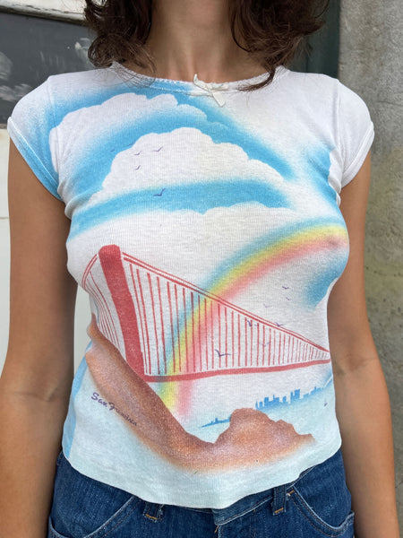Vintage 1960's San Francisco Baby Doll Fit Tee