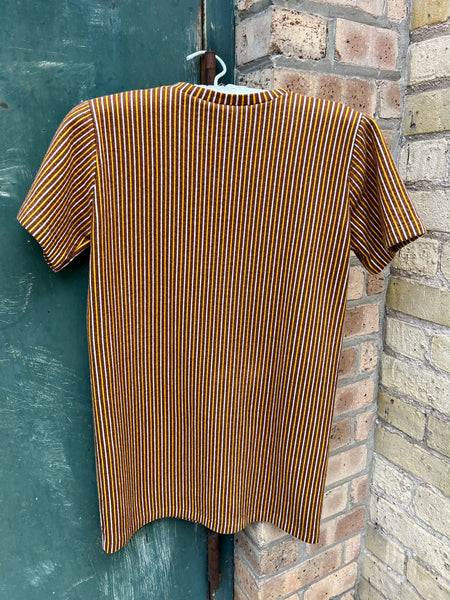 Vintage 1960's Thick Striped Cotton T-Shirt