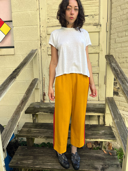 Vintage 1960's White Cotton Paper Thin T-Shirt #2