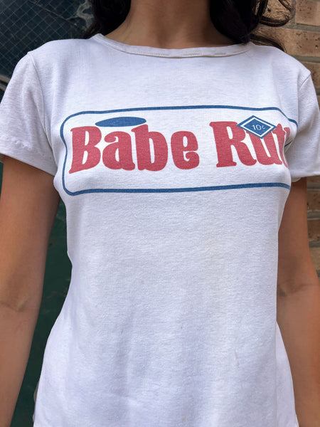 Vintage 1970's Babe Ruth Candy Bar T-Shirt