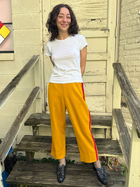 Vintage 1960's White Cotton Paper Thin T-Shirt #3