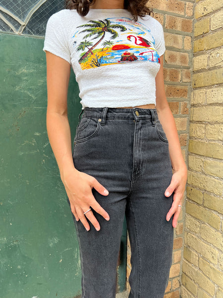Vintage 1940's - 50's Terry FLORIDA Baby Tee
