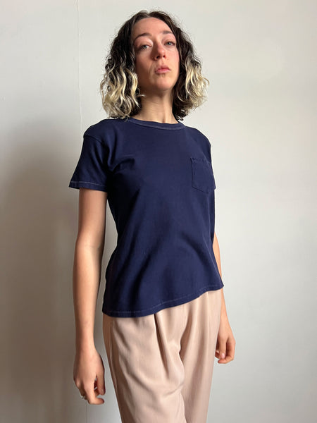 Vintage 1950's BVD Brand Cotton Pocket T-Shirt