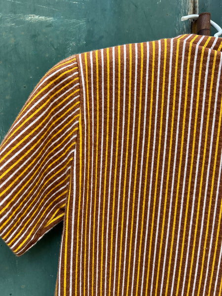 Vintage 1960's Thick Striped Cotton T-Shirt