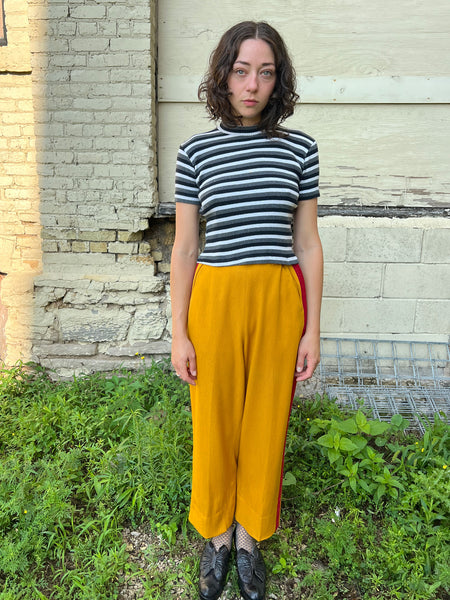 Vintage 1960's Striped Cotton T-Shirt