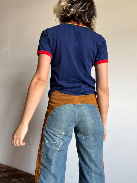 Vintage 1970's Navy Blue T-Shirt