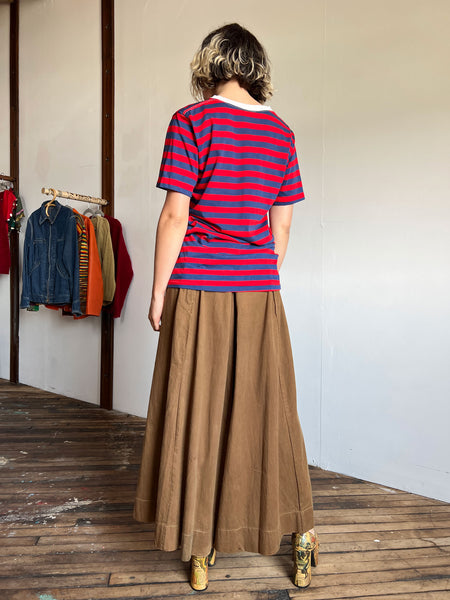 Vintage 1950's Striped Cotton T-Shirt