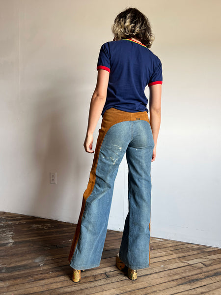 Vintage 1970's Navy Blue T-Shirt