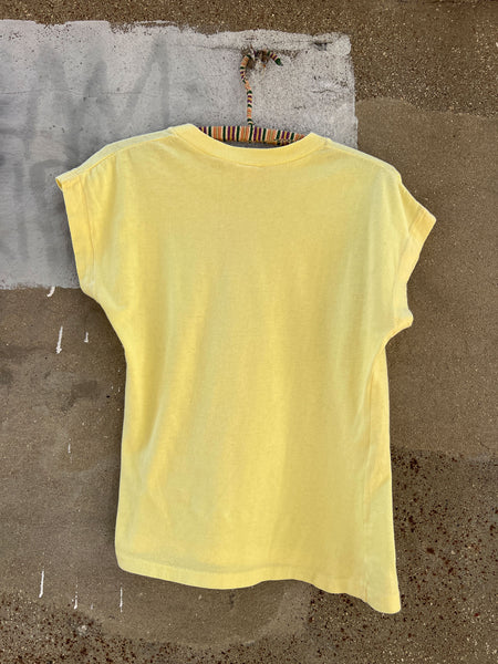 Vintage 1940's Yellow Cotton T-Shirt