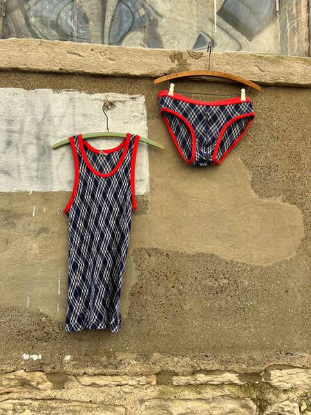 Vintage 1960's Tank Top and Underwear Set