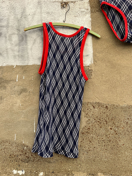 Vintage 1960's Tank Top and Underwear Set