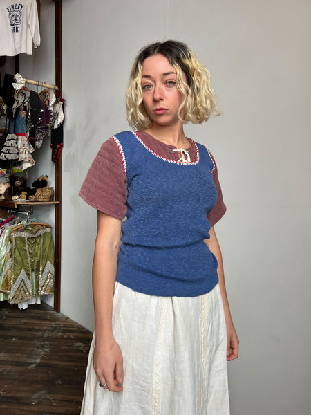 Vintage Elaine Post Italian Sweater Vest