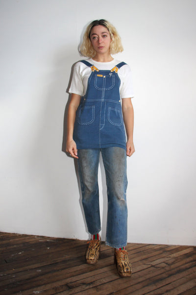 Vintage 1960's Wrangler Overalls T-Shirt, Pop Art, Mod