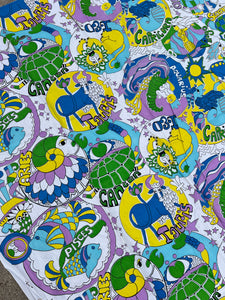 Vintage 1960's - 1970's Zodiac Fabric