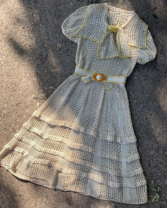1930's Crochet Dress