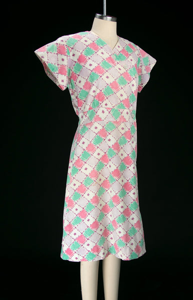 Vintage 1930's Feedsack Dress