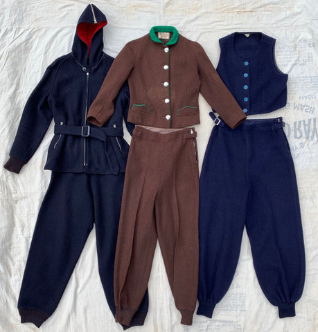 1930's Wool Snowsuits