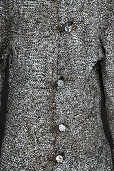 1920s-30s Metallic Heavy Knit Sweater