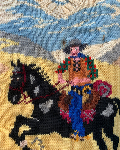 Wild West Wool Knit Sweater