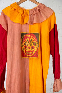 Early Vintage 1920's - 30's Flapper Clown Costume