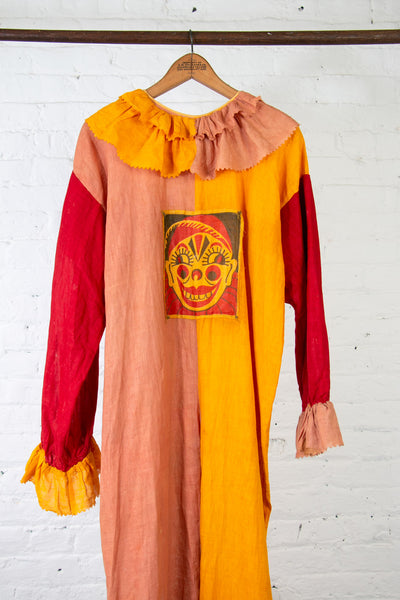 Early Vintage 1920's - 30's Flapper Clown Costume