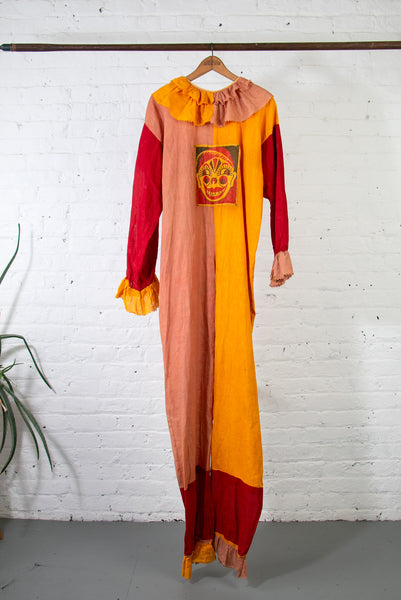 Early Vintage 1920's - 30's Flapper Clown Costume