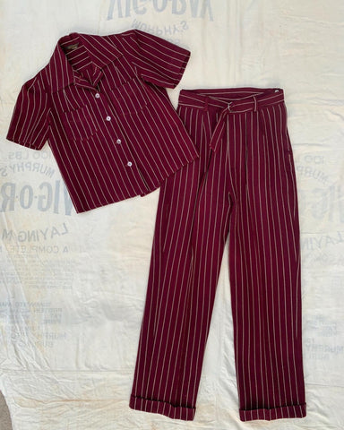 1930's Wool Pinstripe Set